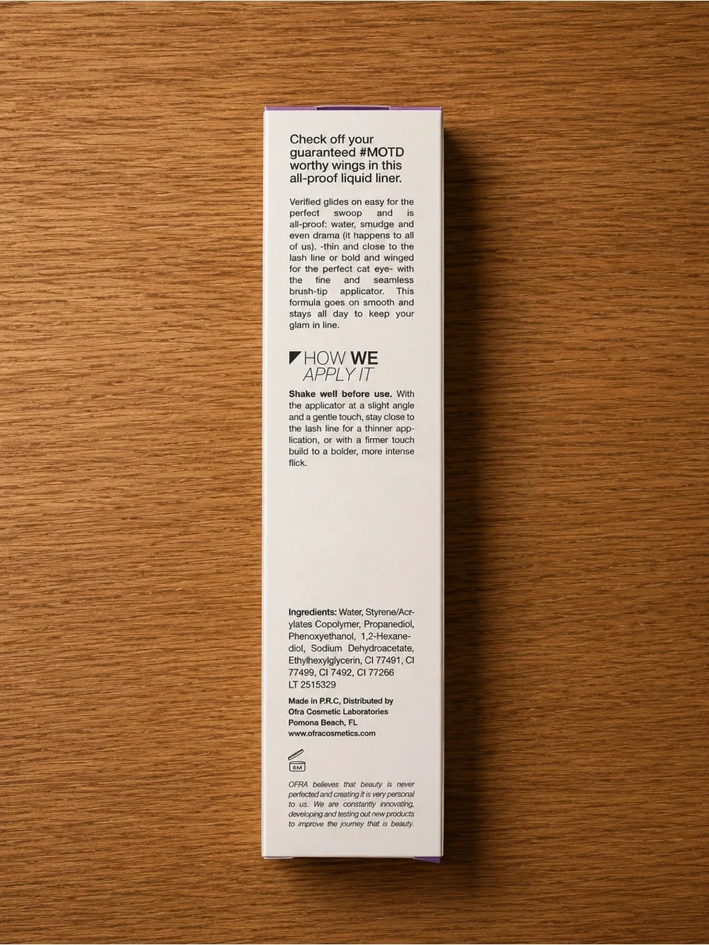 OFRA Verified Liquid Liner - BROWN